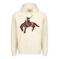 Tofu bucking bronco cowboy rodeo Premium Hoodie - Artiststas