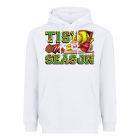 White tis' the season softball Heavyweight Hoodie - Zillion Design Studio