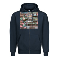 Navy pray big worry small trust god Zipper Hoodie - MaliasSmallBusiness