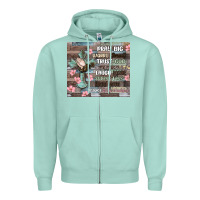 Seafoam pray big worry small trust god Zipper Hoodie - MaliasSmallBusiness