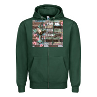 Sports Green pray big worry small trust god Zipper Hoodie - MaliasSmallBusiness