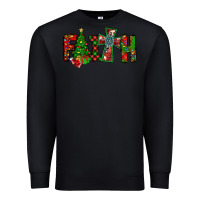 Black christmas faith with cross Premium Sweatshirt - CowhideDigitalArt