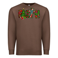 Chestnut christmas faith with cross Premium Sweatshirt - CowhideDigitalArt