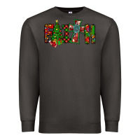 Smoke christmas faith with cross Premium Sweatshirt - CowhideDigitalArt