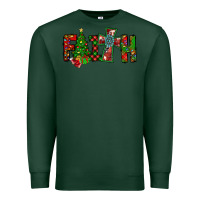 Sports Green christmas faith with cross Premium Sweatshirt - CowhideDigitalArt