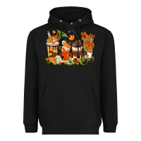 Black fall nurse coffee cups Heavyweight Hoodie - texasbilliewilder