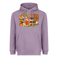 Lavender fall nurse coffee cups Heavyweight Hoodie - texasbilliewilder