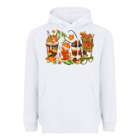 White fall nurse coffee cups Heavyweight Hoodie - texasbilliewilder