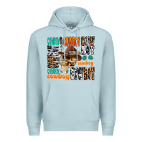 Blue Mist cowboy Premium Hoodie - AdoDesignShop