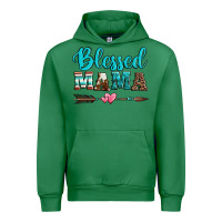 Emerald blessed mama serape cowhide turquoise Urban Hoodie - Jasminsmagicworld