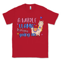 Red a whole llama learning going on Classic Tee - MaliasSmallBusiness