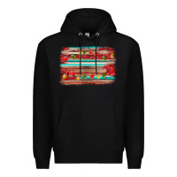Black christmas background Premium Hoodie - AdoDesignShop