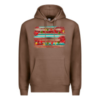 Chestnut christmas background Premium Hoodie - AdoDesignShop