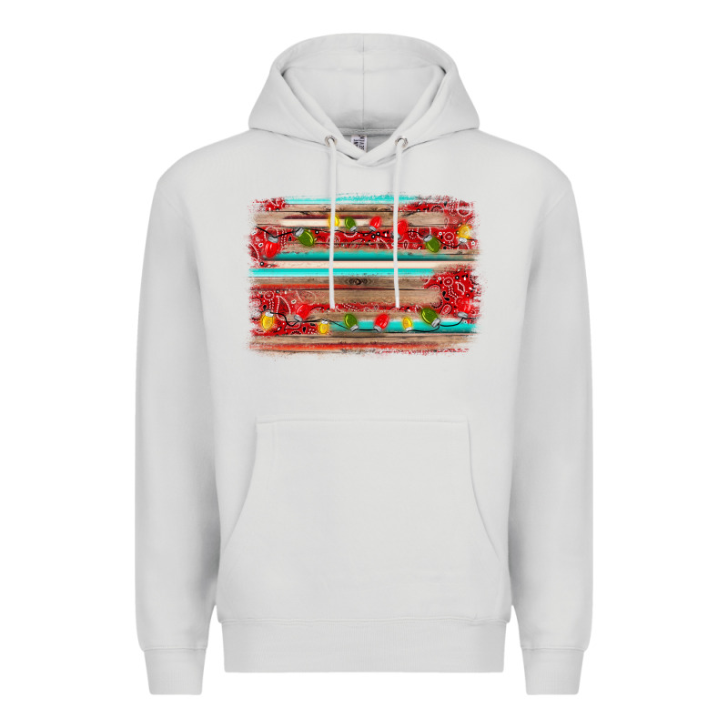 Christmas Background Premium Hoodie by AdoDesignShop | Teevron