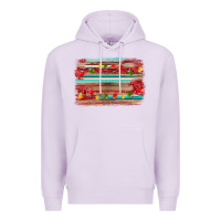 Lilac christmas background Premium Hoodie - AdoDesignShop