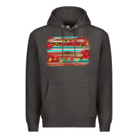 Smoke christmas background Premium Hoodie - AdoDesignShop