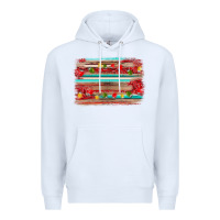 White christmas background Premium Hoodie - AdoDesignShop