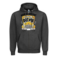 Charcoal Heather worlds greatest school bus driver Zipper Hoodie - MaliasSmallBusiness