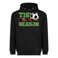 Black tis' the season soccer Heavyweight Hoodie - Zillion Design Studio