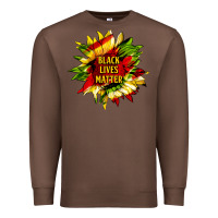 Chestnut black lives matter sunflower Premium Sweatshirt - HRA Design Shop