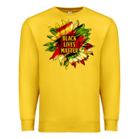 Lemon black lives matter sunflower Premium Sweatshirt - HRA Design Shop