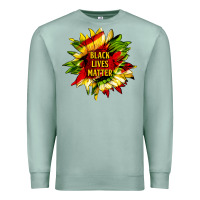 Seafoam black lives matter sunflower Premium Sweatshirt - HRA Design Shop