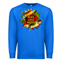 True Royal black lives matter sunflower Premium Sweatshirt - HRA Design Shop