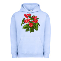 Pigment Grape Ice anthurium Urban Hoodie - LillyAllenDesigns