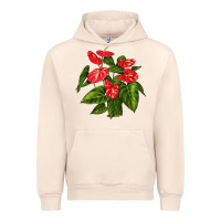 Sandshell anthurium Urban Hoodie - LillyAllenDesigns