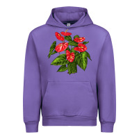 Tulip anthurium Urban Hoodie - LillyAllenDesigns
