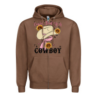 Chestnut cupid find me a cowboy Zipper Hoodie - MaliasSmallBusiness