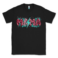 Black lightning bolt mama Classic Tee - MaliasSmallBusiness