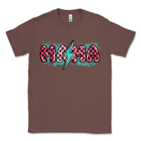 Chestnut lightning bolt mama Classic Tee - MaliasSmallBusiness