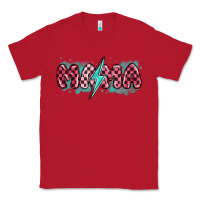 Red lightning bolt mama Classic Tee - MaliasSmallBusiness