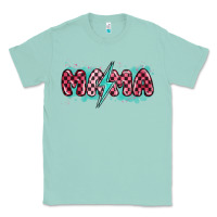 Seafoam lightning bolt mama Classic Tee - MaliasSmallBusiness