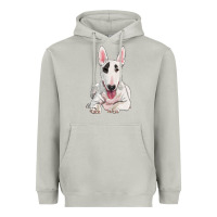 Moon Dust bull terrier Heavyweight Hoodie - RanaPortraitStore