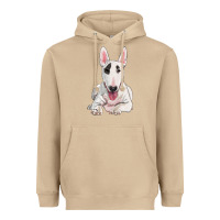 Mushroom bull terrier Heavyweight Hoodie - RanaPortraitStore