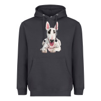 Smoke bull terrier Heavyweight Hoodie - RanaPortraitStore