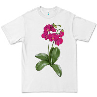 White Moth Orchid Premium Tee - LillyAllenDesigns