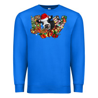 True Royal Christmas Joy Cow Premium Sweatshirt - CowhideDigitalArt