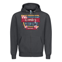 Smoke cupid's love lodge Zipper Hoodie - MaliasSmallBusiness