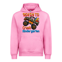 Fuchsia Pink ready to crush kindergarten Urban Hoodie - Jasminsmagicworld