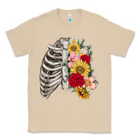 Mushroom floral ribcage Classic Tee - MaliasSmallBusiness