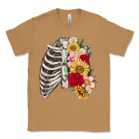Toasted Coconut floral ribcage Classic Tee - MaliasSmallBusiness