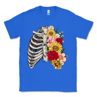 True Royal floral ribcage Classic Tee - MaliasSmallBusiness
