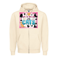 Sandshell life is better with cats Zipper Hoodie - MaliasSmallBusiness