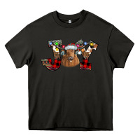 Asphalt Joy Longhorn Heavy Core Tee - CowhideDigitalArt