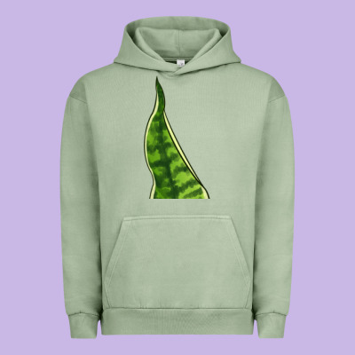 Snake Plant Urban Hoodie Designed By Lillyallendesigns