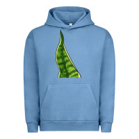 Pigment Pebble Blue Snake Plant Urban Hoodie - LillyAllenDesigns