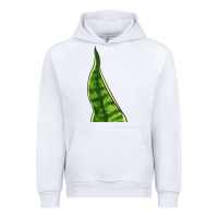 White Snake Plant Urban Hoodie - LillyAllenDesigns